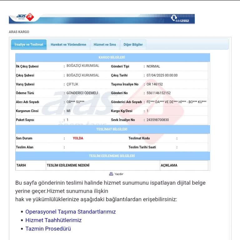 İzinsiz Kargo Gönderimi Ve Bilgilendirme Eksikliği