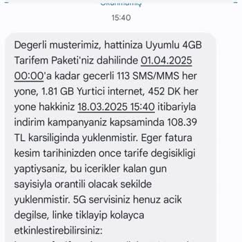 Vodafone'un Yanıltıcı Fatura Şoku