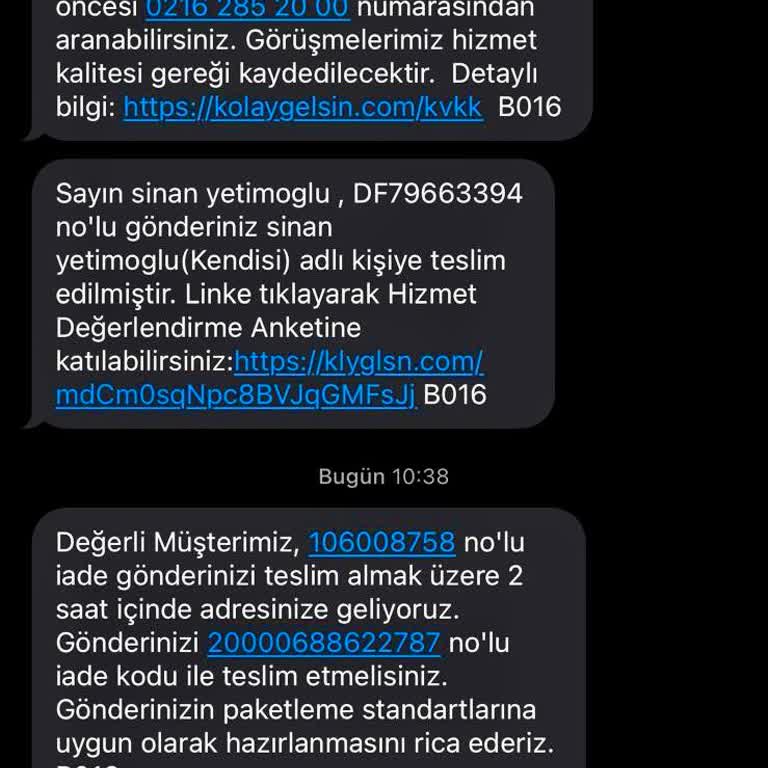 Kargo Firmasının Yanıltıcı İletişimi Ve Teslimat Sorunu