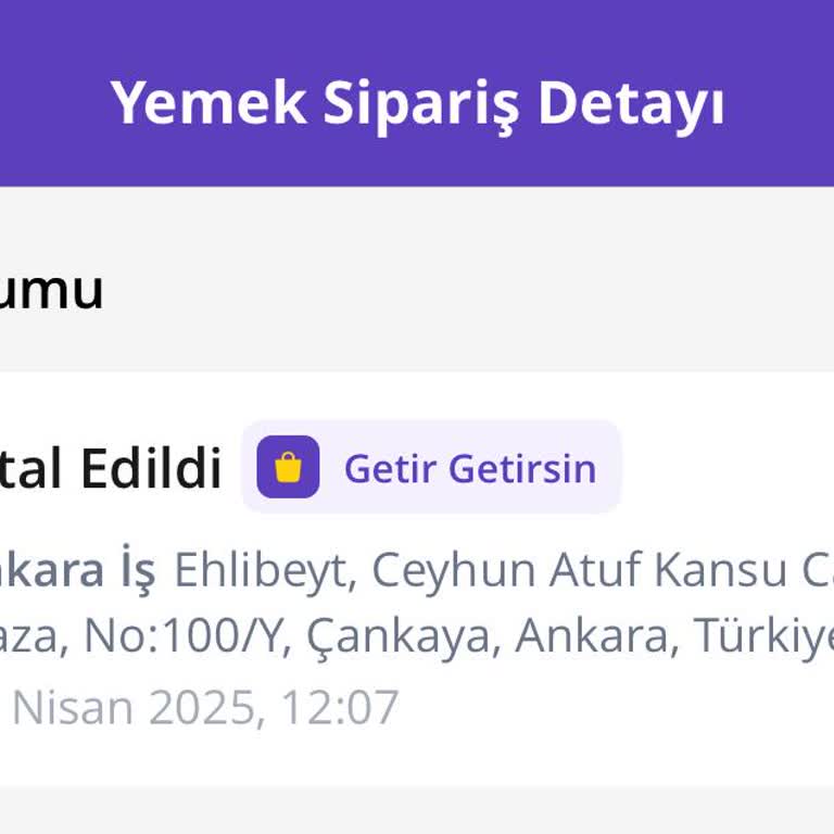 Getir Yemek: Sipariş Hazırlanıyor Gerekçesiyle Mağduriyet Ve İptal Süreci