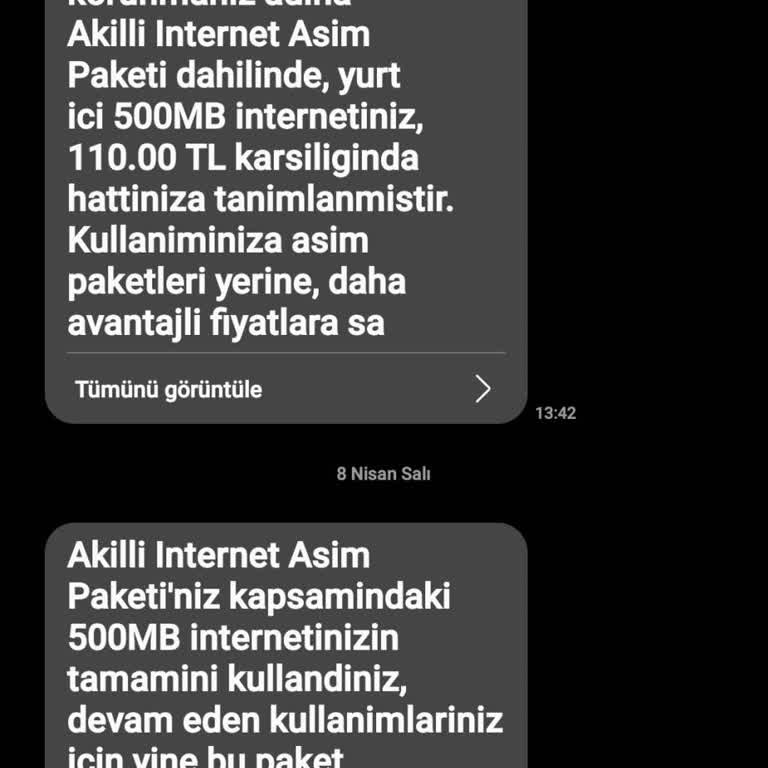İzinsiz İnternet Paketi Tanımlaması