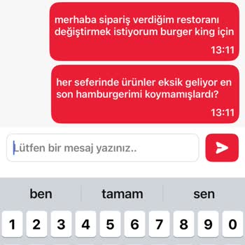 Tıkla Gelsin'de Sipariş Sorunu Ve Destek Eksikliği