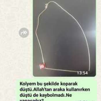 Kırmızı Mineli Kolye Hüsranı