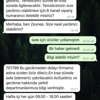 İade Sürecinde Müşteri Memnuniyetsizliği Ve İletişim Sorunları