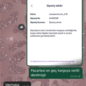 Siparişim Gönderilmedi Ve Para İadem Yapılmadı