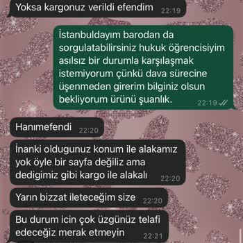 Siparişim Gönderilmedi Ve Para İadem Yapılmadı