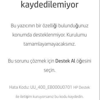 HP Yazıcı Kurulumunda Ülke Hatası Ve Yetersiz Müşteri Hizmetleri