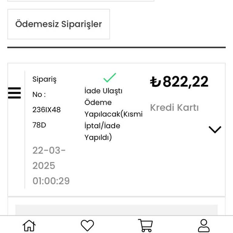 Para İadesi Yapılmıyor, Müşteri Hizmetleri Cevap Vermiyor