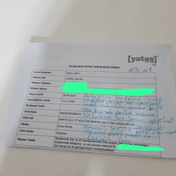 Enza Home Koltuklarında Kalite Sorunu Ve Yetersiz Müşteri Hizmetleri