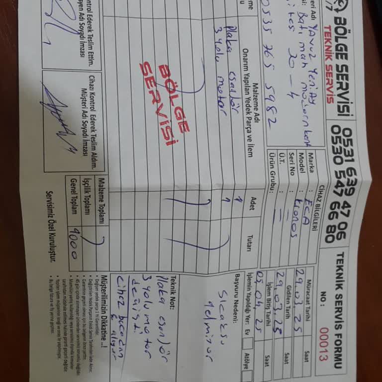 ECA Kombi Servisi Mağduriyeti