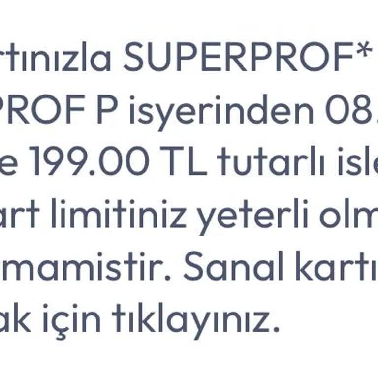 İzinsiz İşlem Girişimi: Sanal Kartımdan Habersiz Para Çekme Denemesi!