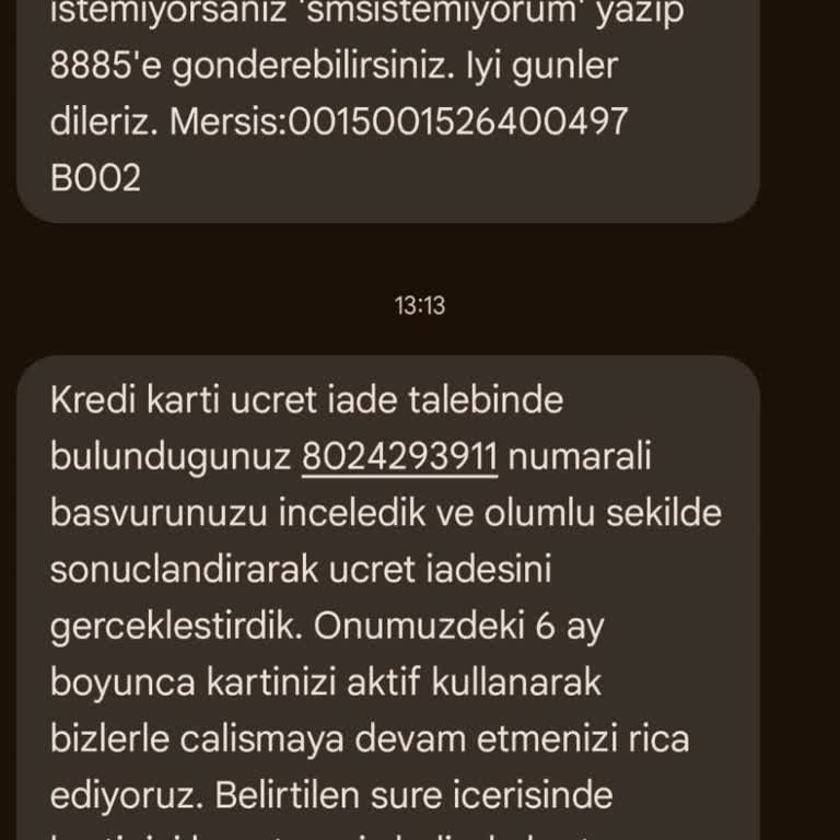 Kart Aidatı İadesinde Yanıltıcı Süreç
