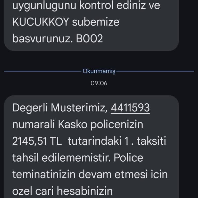 İzinsiz Sigorta Yenilemesi Ve Acil İptal Talebi