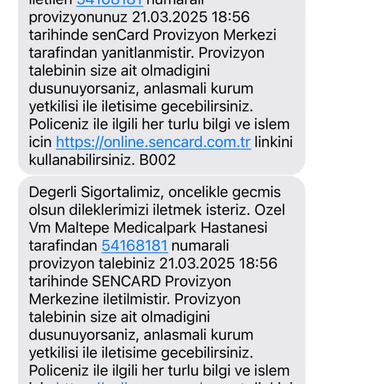 Özel Sigorta Provizyon Hatası Ve İlgisizlik