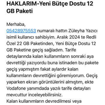 Kullanımların Devretmediği Tarifede Büyük Hayal Kırıklığı