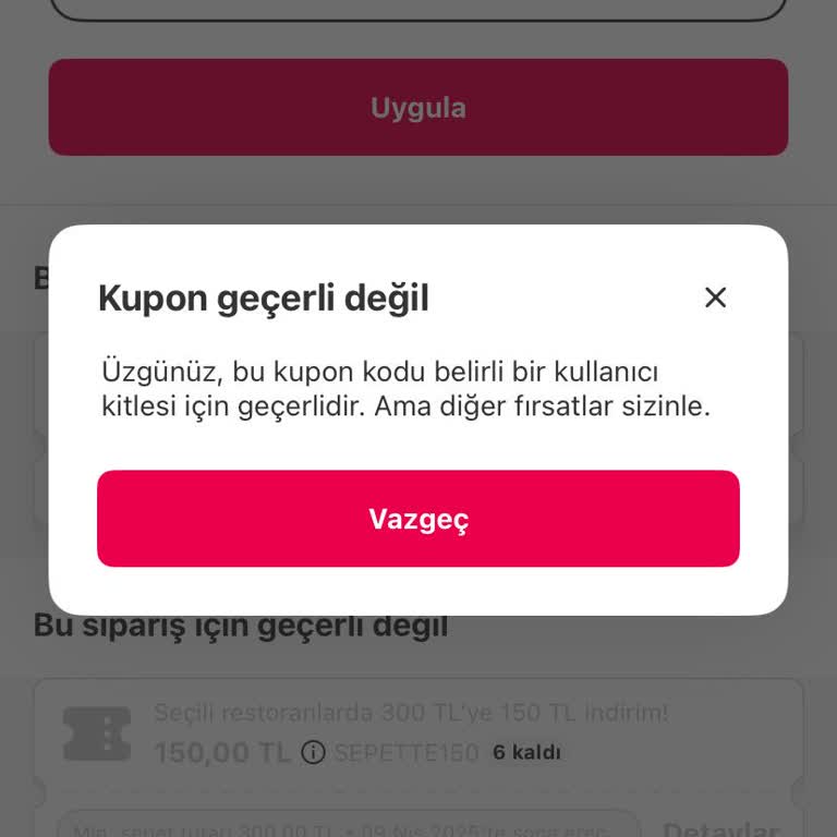 Kupon Hakkı Tanındı Ama Kullanılamıyor