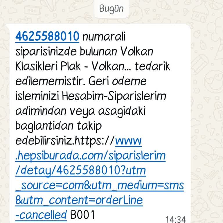 Satın Aldığım Ürünler İptal Edildi Ve Fiyat Arttı