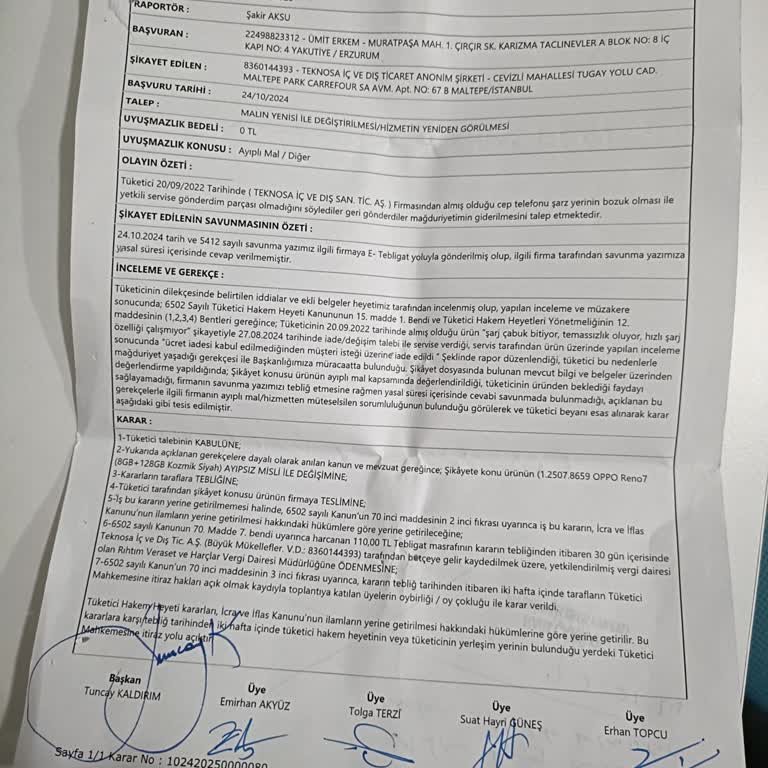 KVK Müşteri Hizmetlerinde Saygısız Yaklaşım