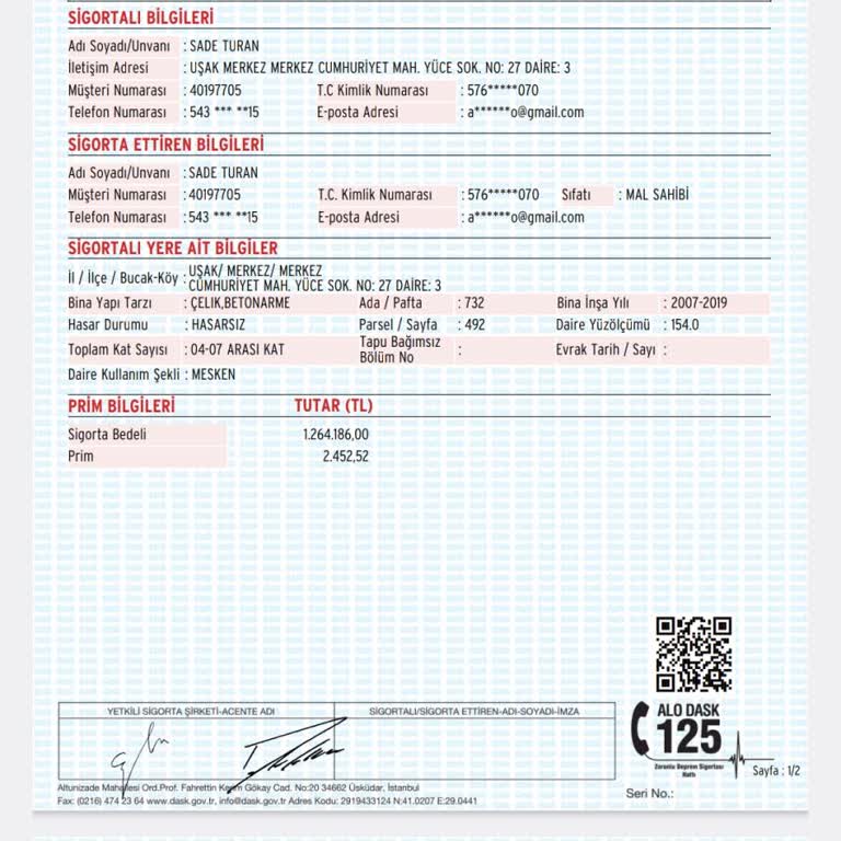 Yanlış Adres Seçimi Sonrası DASK Sigortasında Çözüm Bekleyen Müşteri