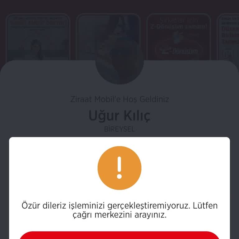 Ziraat Bankası Mobil Bankacılık Blokesi Mağduriyeti