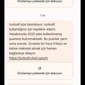 Turkcell Resmi SMS İle Güvenlik Açığı Ve Maddi Kayıp