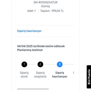 Samsung Siparişim Neden Gönderilmiyor?