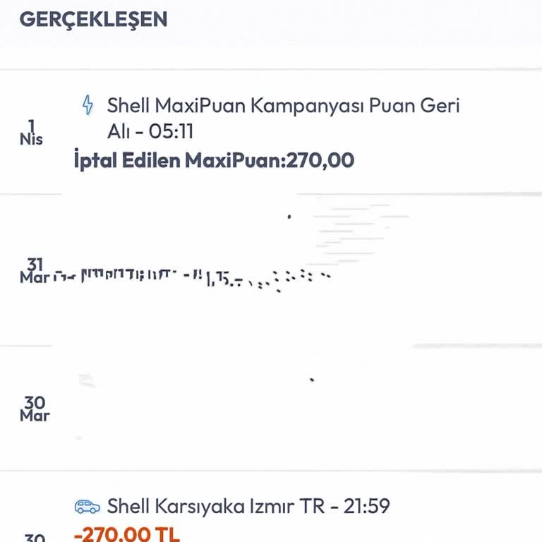 MaxiPuan'larım Yanlış İşlemle Silindi