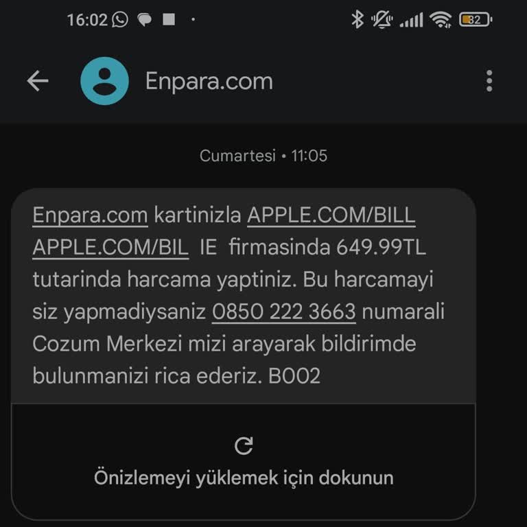 İzinsiz Apple.com Harcaması Mağduriyeti