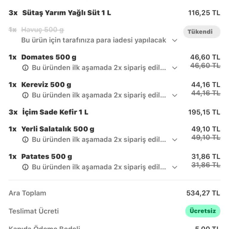 Eksik Ürünler Ve Çözümsüzlük: Yemeksepeti Hayal Kırıklığı