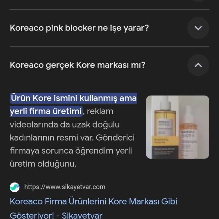Yanıltıcı Ürün: Kore Malı Değil