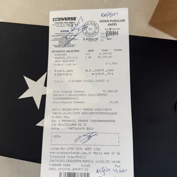 Converse Ayakkabı Değişim Sorunu