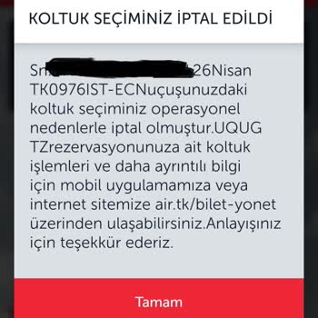 Koltuk Seçiminde Yaşanan Sorunlar Ve Müşteri Hizmetleri Erişimsizliği