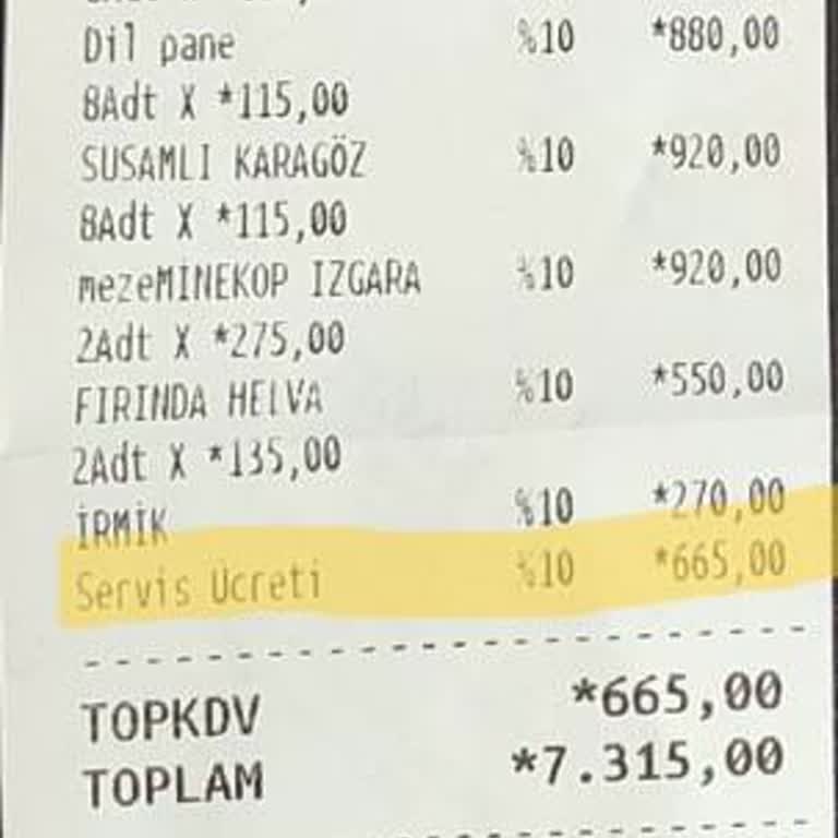 Bilinçsiz Servis Ücreti Ve Güven Kaybı