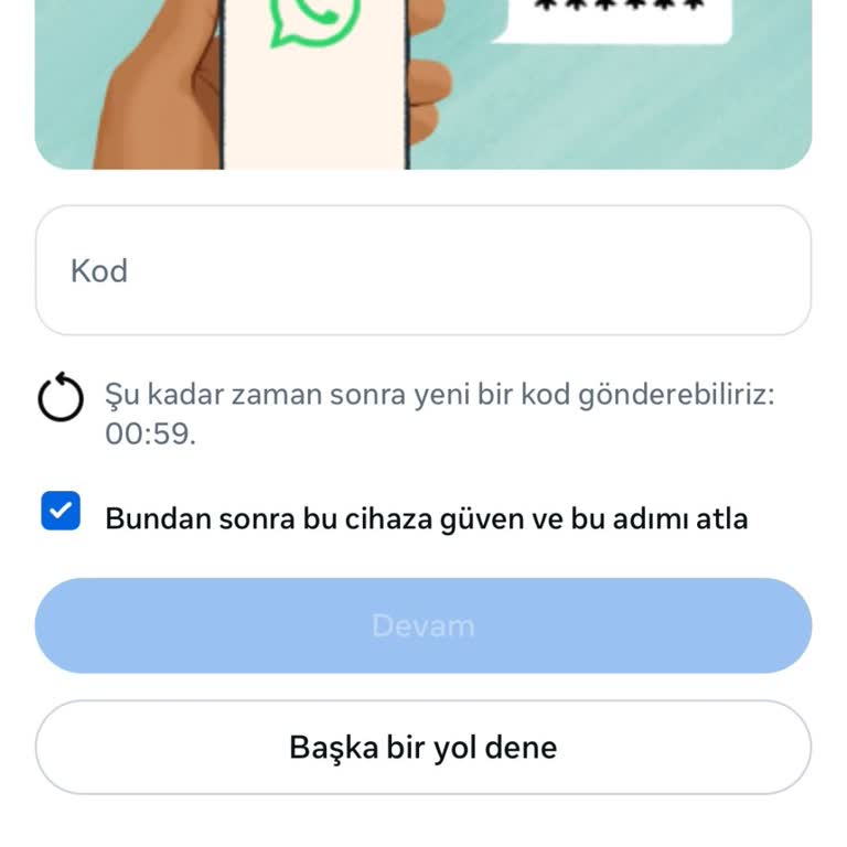 Facebook Hesabına Giriş Sorunu: Kod Gelmiyor!