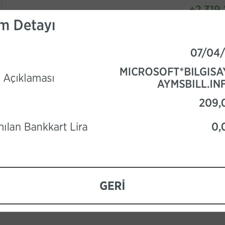 İzinsiz Ödeme Çekimi Hakkında Şikayet