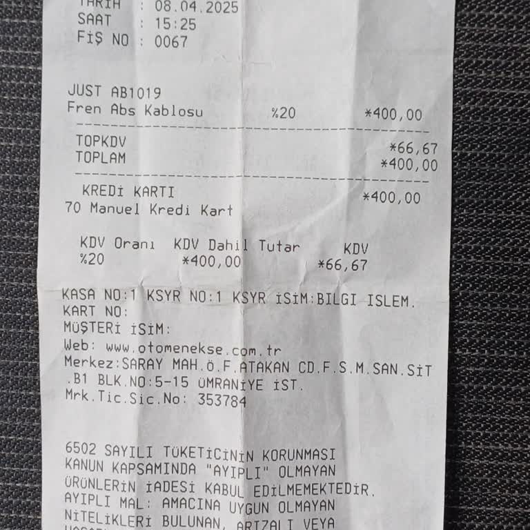 Müşteri Haklarını İhmal Eden Firma