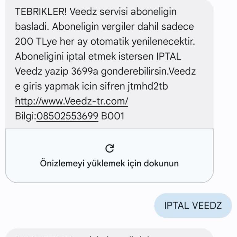 Yanlışlıkla Yapılan Abonelik Sorunu
