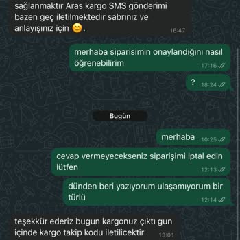 İletişim Eksikliği Ve Güvensizlik Yaratan Sipariş Süreci