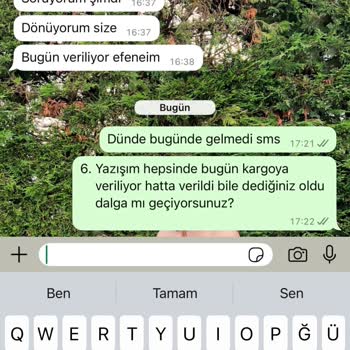 Geciken Sipariş Ve Yanıltıcı Bilgilendirme