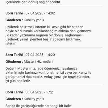 Avva'dan Aldatıcı Sipariş Deneyimi Ve İade Sorunu