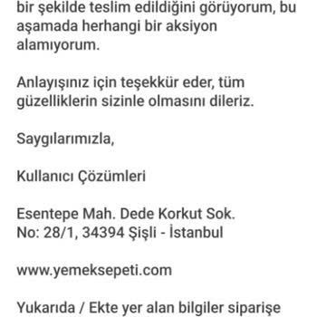 Yemeksepeti Market'te Teslim Edilmeyen Sipariş Krizi