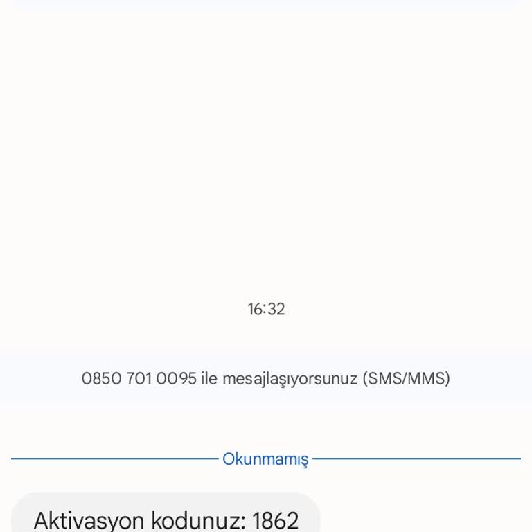 Bilinmeyen Numara Üzerinden Gelen Doğrulama Kodu Endişesi