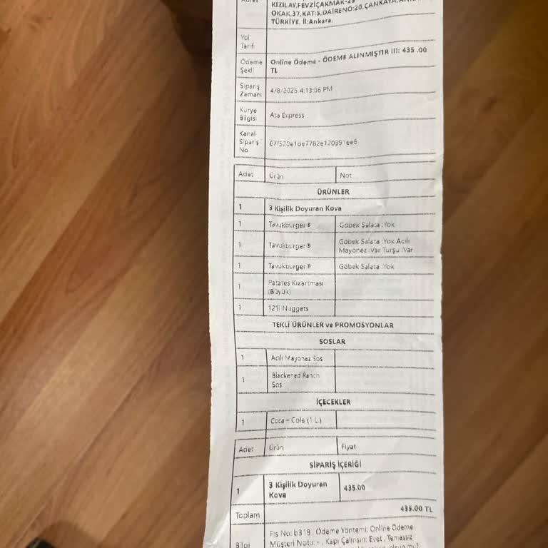 Eksik Ve Yanlış Siparişlerle Gelen Hayal Kırıklığı