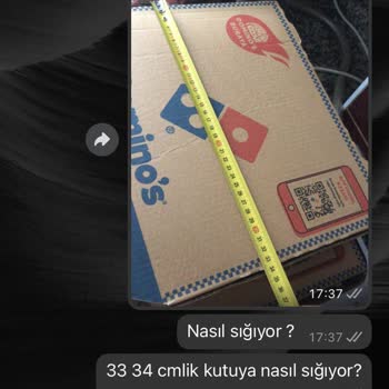 Domino's Pizza: Yanlış Boyut Ve Kalitesiz Malzeme
