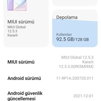Redmi Note 10 Global Mıuı Sürüm Şikayeti