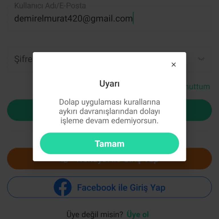 Uygulama Erişim Sorunu Ve Belirsiz Ceza