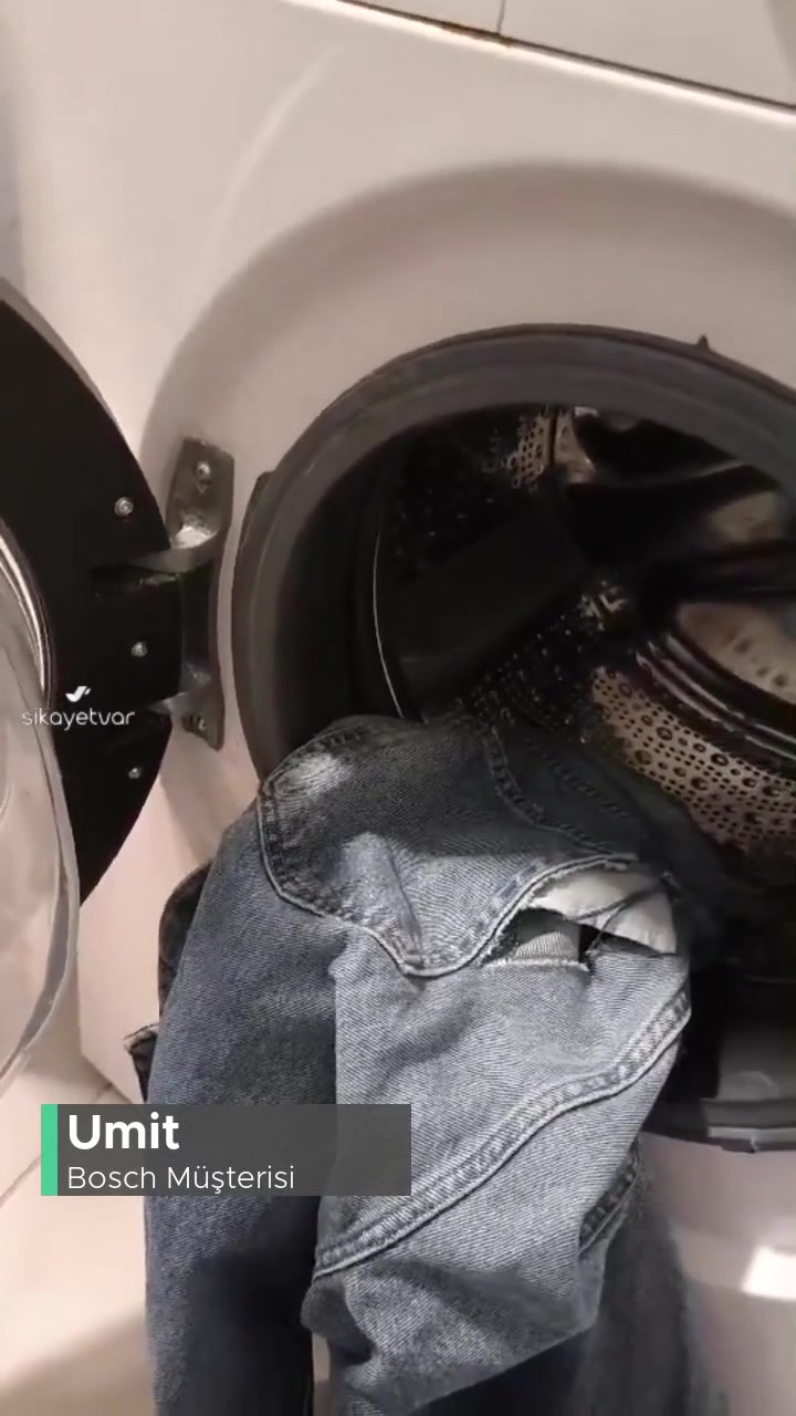 Bosch Çamaşır Makinesinde Kıyafet Yırtma Sorunu videonun kapak resmi