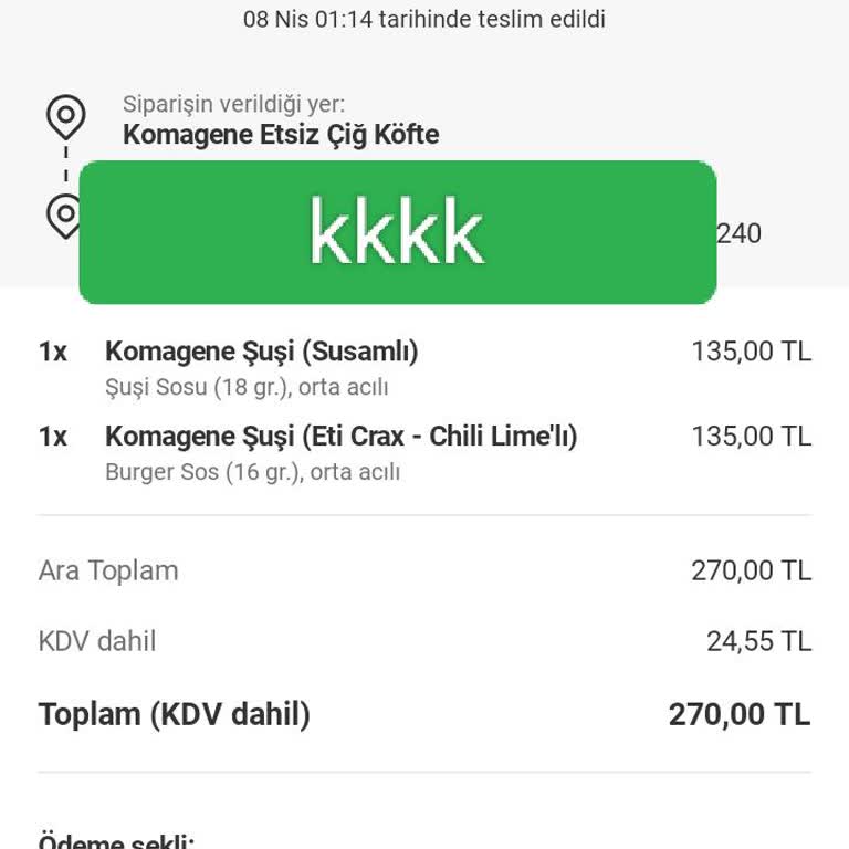 Gece Yarısı Çiğ Köfte Çilesi: Paramı Geri İstiyorum!
