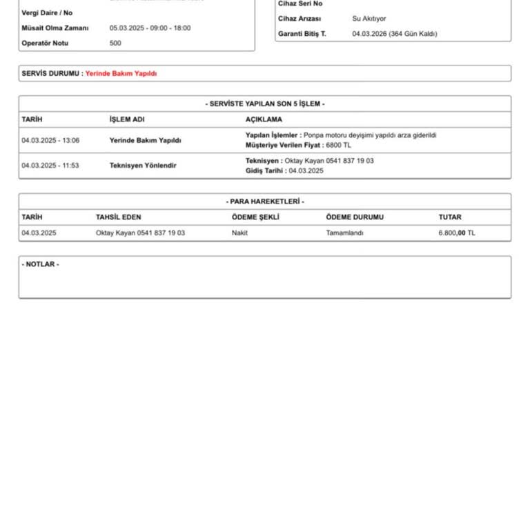 Yanıltıcı Teknik Servis Mağduriyeti