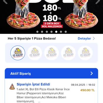 Domino's Pizza Yanlış Şube Ve İade Sorunu İle Mağduriyet!
